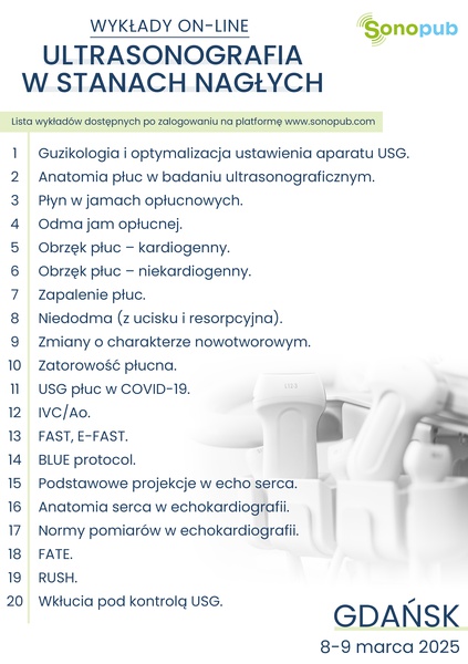 SZKOLENIE ULTRASONOGRAFIA W STANACH NAGŁYCH