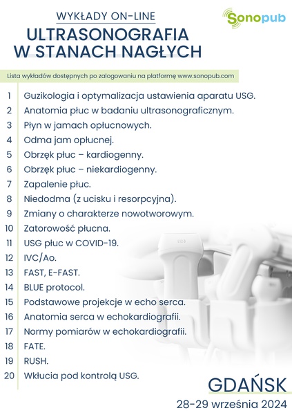 SZKOLENIE ULTRASONOGRAFIA W STANACH NAGŁYCH